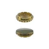 Distribuitor de Flacără Alama Perforata Lucioasa Compatibil L0126 pentru Plita Novelite Maro