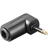 Adaptor audio digital optic Toslink la mini Toslink 3.5mm unghi, KJTOSRED11