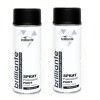 Pachet 2 x Vopsea Spray Brilliante Cauciucata Negru 400 ml