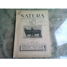 REVISTA NATURA NR.6/1933