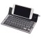 Tastatura Pliabila Super Slim cu Suport pentru Tablete si Telefoane, conectivitate Bluetooth, Compatibila cu Android/iOS/Windows din aliaj de aluminiu
