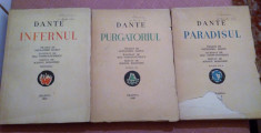 Divina Comedie 3 Volume. Traducere de Al. Marcu. Craiova, 1943 - Dante foto