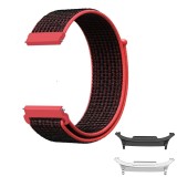 Curea material textil, compatibila cu Samsung Galaxy Watch8 Classic 46mm, Barn Red