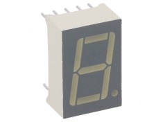 Afișaj LED 7 segmente 14,22mm 0,56, Verde Catod, Nr. Car: 1