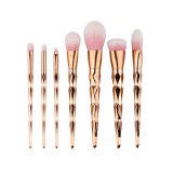 Cumpara ieftin Set 7 Pensule Diamond Rose Gold Rainbow, Envisage, pentru Machiaj Profesional, Gold