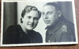 CPISTR7 Foto Militara Al Doilea Razboi Căsătorie 1939 Atelier Rembrandt Karlsbad / WW2 Military Wedding Photo 1939 Rembrandt Studio Karlsbad