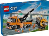 LEGO&reg; City - Camion de remorcare si recuperare cu macara (60467)