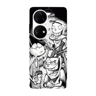 Husa compatibila cu Huawei Nova Y70 model Ed Edd and Eddy scheming, Silicon, TPU, Viceversa foto