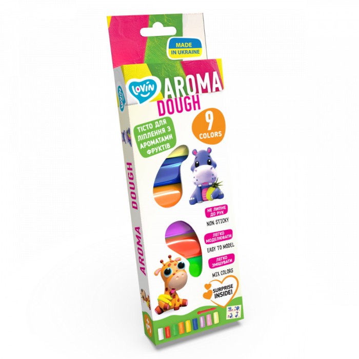 Set plastilina Lovin 9pcs 15gr - Aroma
