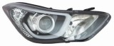 Far Hyundai Elantra, 11.2016, montare fata, dreapta, lupa; cu DRL LED, lumini de zi; H7+HB3+LED+PY21W; electric; fara motor; halogen, Depo, 9213X420
