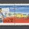 Romania.1987 Ziua marcii postale-cu vigneta XR.977