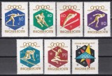 Ungaria 1960 - Jocurile Olimpice de Iarnă - Squaw Valley, SUA, cu mici pliuri, MNH