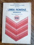 Manual Gramatica Clasa a VII-a, Ion Popescu, Editura Didactica 1992, 175 pagini