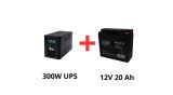 IPS Alimentare ne&icirc;ntreruptibilă pentru pompe de circulație 300W + acumulator 20Ah