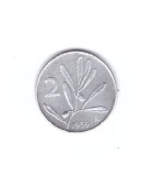 Moneda Italia 2 lira/lire 1959, stare foarte buna, curata
