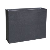 Jardiniera mare dreptunghiulara antracit 99,5x29,5x78,5 cm GRAPHIT