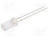Dioda LED, 5mm, galbena, 750...1120mcd, 20mA, 1,8...2,6V, OPTOSUPPLY - OSYYP25T51A
