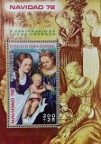 BC734, Guinea Ecuatorila 1972, colita picturi Cranach, Craciun