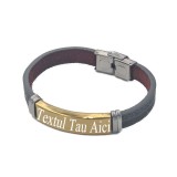 Bratara model Egipt, M5, aurie, personalizata cu textul tau.