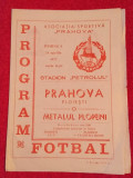 Program meci fotbal PRAHOVA PLOIESTI - METALUL PLOPENI (24.04.1977)