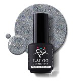 &Nu;&omicron;.466 Steel Glitter w/ blue sequin | Laloo gel polish 15ml