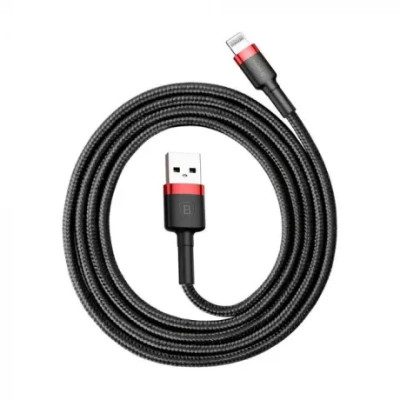 Cablu Date Lightning Baseus Cafule 2.4A 1m Rosu foto