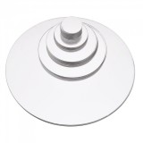 Set 31 Oglinzi Acrilice Autoadezive Luxer, Model Buline, 5 Dimensiuni, Argintiu
