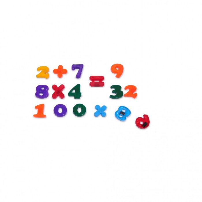 Joc pentru copii, magneti, calcul cu numere, 36 bucati, multicolor
