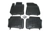 Set covorase auto din cauciuc Hyundai I20, 10.2014-, negru, presuri tip tavita, Rezaw 201616, Aftermarket