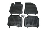 Set covorase auto din cauciuc Hyundai I20, 10.2014-, negru, presuri tip tavita, Rezaw 201616, Aftermarket