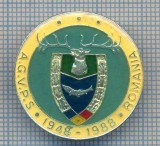 AX 138 INSIGNA VANATOARE SI PESCUIT SPORTIV PERIOADA RSR -A.G.V.P.S -1948-1988