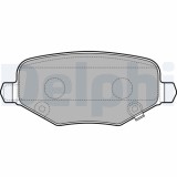 Set placute frana spate DELPHI, Chrysler Grand Voyager V (Rt), 10.2007-; Dodge Journey, 06.2008-, spate; puntea spate