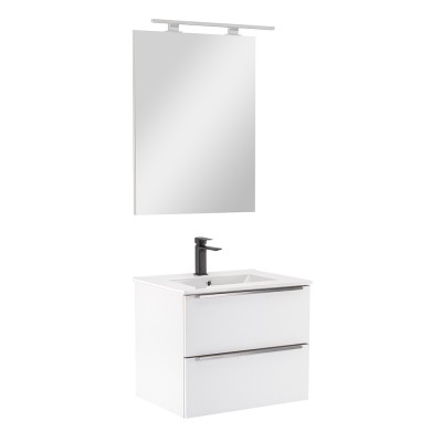 Mobilier complet de baie Vario Trim 60 alb-alb foto