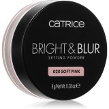 Catrice Bright &amp; Blur pudra pentru stralucire culoare 020 Soft Pink 8 g