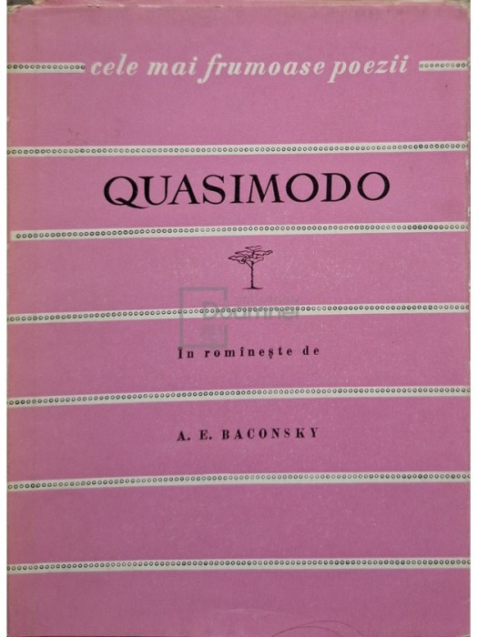 Quasimodo - Versuri (Editia: 1961)