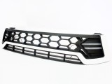 Grila fata cu lumini de zi DRL negru cu alb TRD Toyota Hilux Revo 2015, 2016, 2017, 2018, 2019 THR15FGL