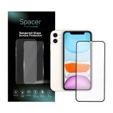 FOLIE STICLA Spacer pentru Iphone 11 si Iphone XR, grosime 0.3mm, acoperire totala ecran, strat special anti-ulei si anti-amprenta, Tempered Glass, st