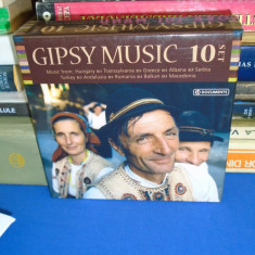 GIPSY MUSIC : MUSIC FROM HUNGARY , TRANSSYLVANIA , GRECE , ROMANIA ,SET DE 10 CD