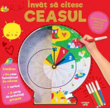 &Icirc;nvăț să citesc ceasul. Colorează ceasul cum &icirc;ți place - Paperback brosat - *** - Litera mică