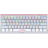 Tastatura Gaming Mecanica Marvo KG962G White, RGB, 60%, Contacte Rosii, Anti-Ghosting, USB-C