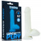 Dildo Fantezie Fosforescent Lumino Play, Alb, 20 cm