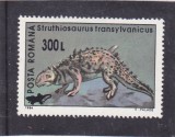 ROMANIA 2001 LP 1559 ANIMALE PREISTORICE SUPRATIPAR MNH, Nestampilat, Fauna