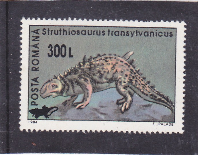 ROMANIA 2001 LP 1559 ANIMALE PREISTORICE SUPRATIPAR MNH, Nestampilat