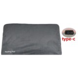 Cumpara ieftin Incalzitor electric pentru maini Pratyahara, 20 x 14 x 5 cm, textil, gri