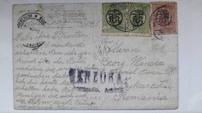 1920-C.P.circ.-CENZURAT-Francare rara foto