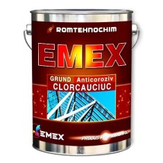 Grund Anticoroziv Clorcauciuc "Emex" - Rosu - Bid. 6 Kg