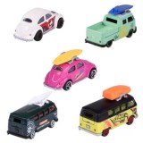 Set 5 masinute din metal volkswagen, 7. 5 cm, majorette