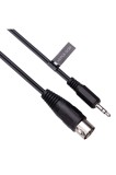 Cablu AUDIO Keple de la 5-DIN la mufă TRS AUX de 3.5mm, mufă stereo de 5 pini la 3.5mm compatibil cu smartphone-uri, laptopuri PC, amplificatoare, sis