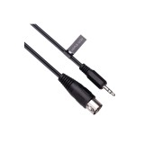 Cablu AUDIO Keple de la 5-DIN la mufă TRS AUX de 3.5mm, mufă stereo de 5 pini la 3.5mm compatibil cu smartphone-uri, laptopuri PC, amplificatoare, sis