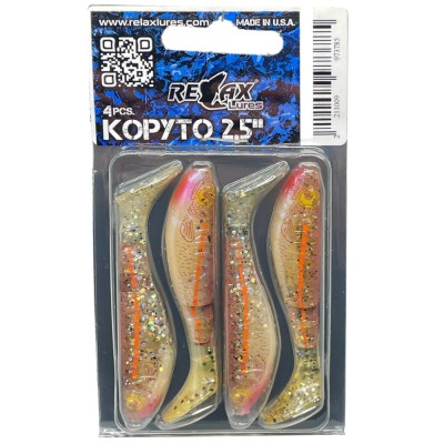 Shad Relax Lures Kopyto Print pl147, 6.2cm, 4buc/pac foto